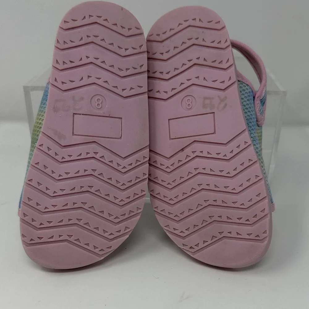 Old Navy Mermaid Mesh Double Strap/Buckle Sandals Size 8